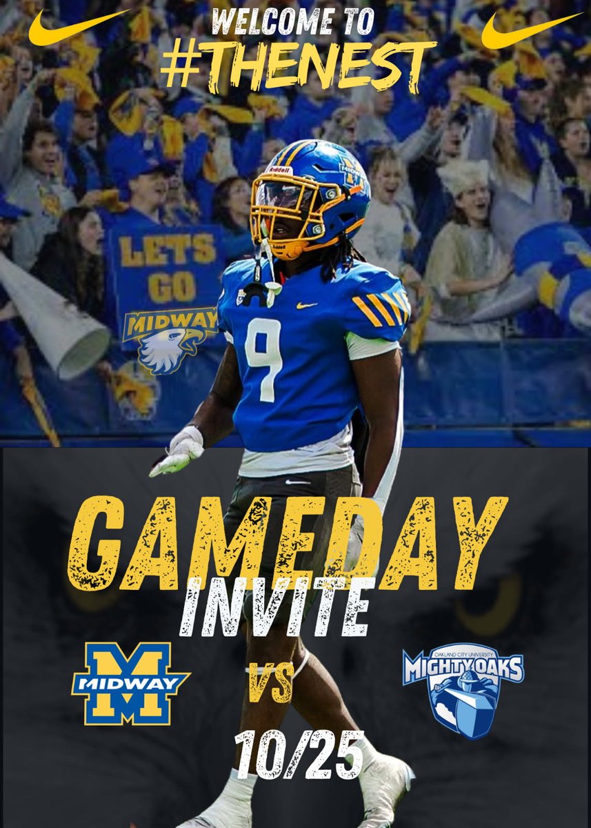 Business Trip this WEEKEND!!!

next home game is 10/25
LET'S TALK and COME SEE WHAT THE WAY and NEST is ALL ABOUT!!!!

#TheKelsoEra 
#WhichWayMidway
#TheNestWillBeJumping