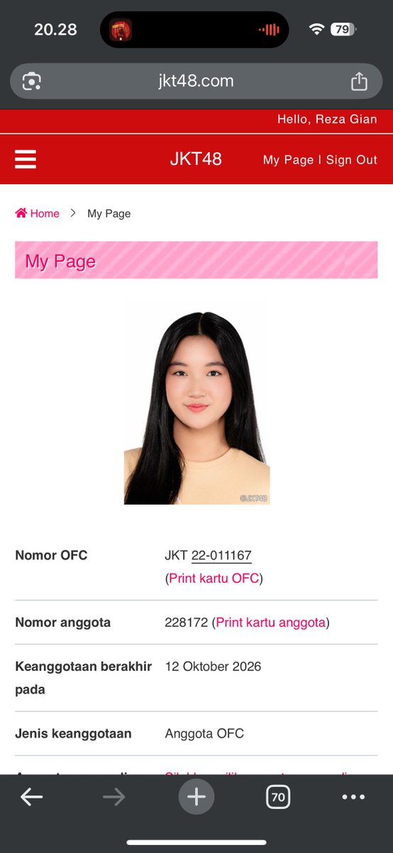 Yaa ya yaaa ini udah gantiii <a href="/Delynn_JKT48/">Adeline Wijaya</a>