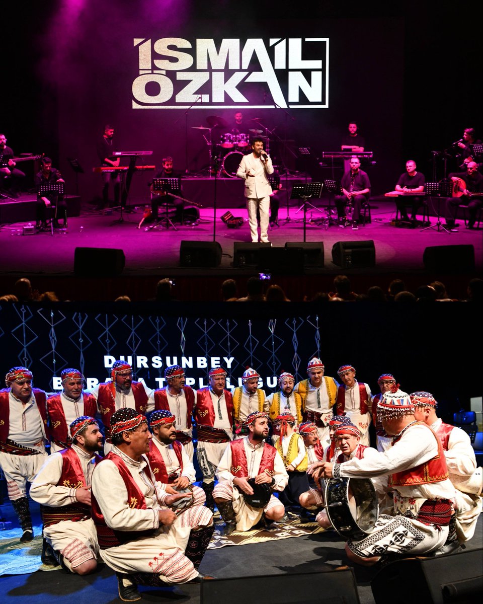 Dursunbey Barana Ekibi’nin coşku dolu gösterisi ile başlayan gece, Türk Sanat Müziği’nin güçlü sesi İsmail Özkan’ın unutulmaz konseriyle taçlandı.
Ritmi, kültürü ve sanatı bir araya getiren etkinlikte hem geleneksel hem de klasik ezgilerle keyif dolu anlar yaşandı.
