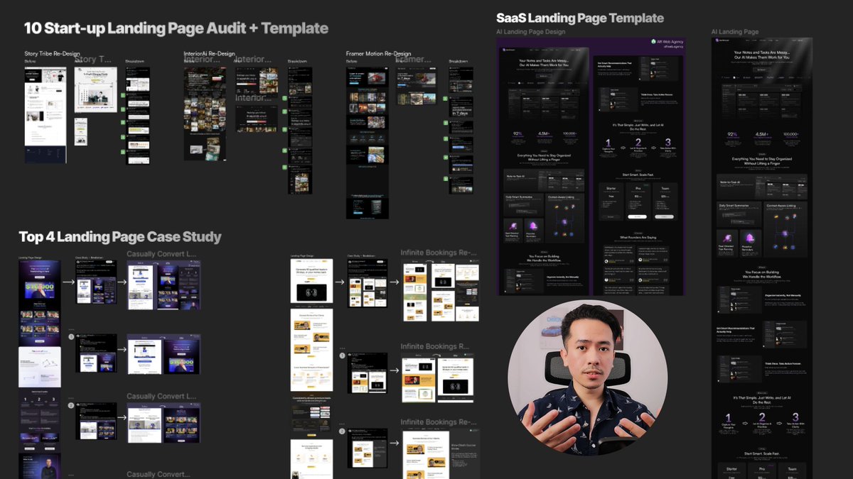 AlfiFromToasty's tweet image. Designing a high-converting landing page for your business is not easy...
So, I created a landing page playbook for start-up founders to level up your marketing game.
This playbook contains:
• 10+ premium landing page templates
• 10+ Case Study Analysis
• In-depth design…