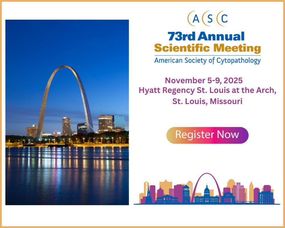 ✨ The countdown is on! ✨
Only 3 weeks until the ASC Annual Scientific Meeting — where cytopathology professionals connect, learn, and get inspired.
📅 Don’t miss out — register today!
🔗 buff.ly/gn2HTYA 
#ASCyto25 #Cytopathology #Cytologist #cyto