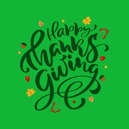 We are so thankful today and every day for all of our skaters and Edges families!  We hope you all have a wonderful weekend full of good food and fun times.
Reminder that there is NO SKATING Mon, Oct 13 so enjoy the day with your families! Back to regular classes on Tues, Oct 14!