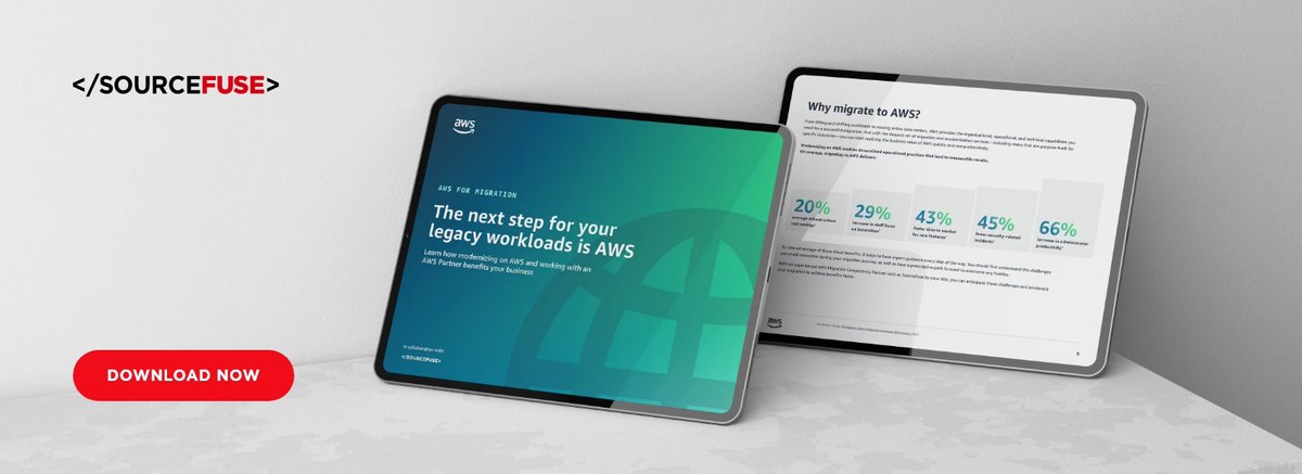 SourceFuse's tweet image. Is your Legacy Workload preventing new products & draining your budget? Our free eBook reveals why organizations are migrating and the true cost benefits of moving off-prem.
Get your copy! sourcefuse.com/ebooks/the-nex…
#AWS #CloudMigration #LegacyModernization #DigitalTransformation
