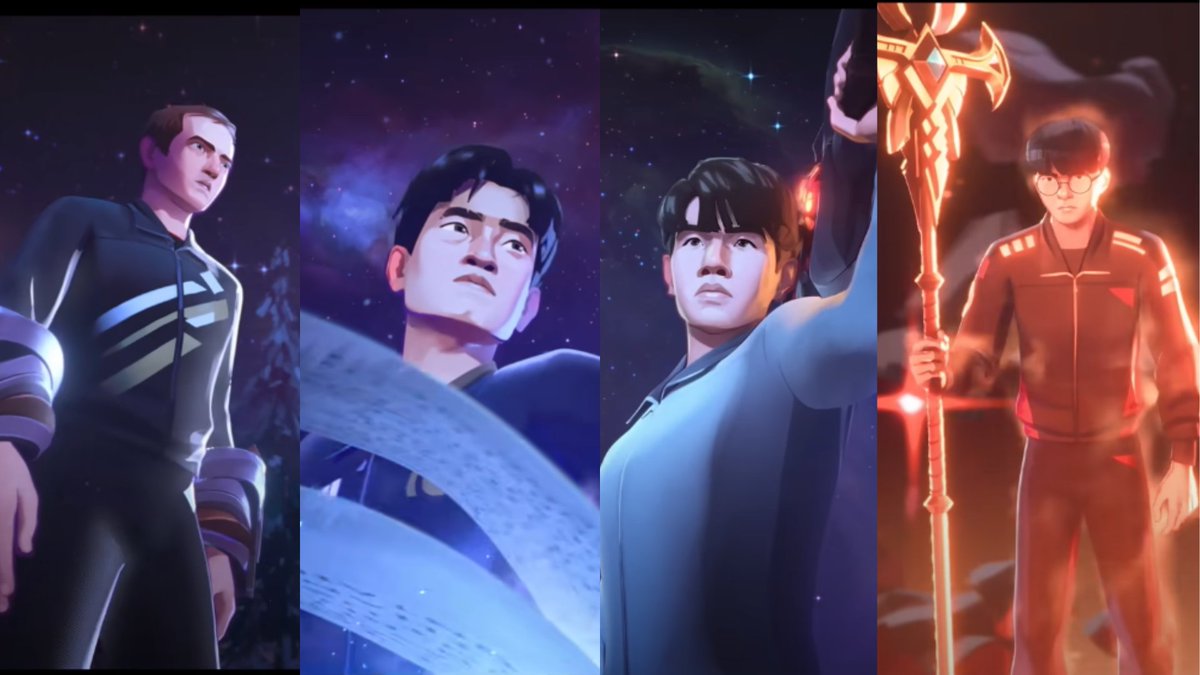 Sheep_Esports's tweet image. The Worlds 2025 music video for &apos;SACRIFICE&apos; features one main character representing each region:

EU —  🇩🇰 Caps (Sylas)
LCP — 🇻🇳 Levi (Karthus)
CN — 🇰🇷 TheShy (Aatrox)
KR — 🇰🇷 Faker (Azir)