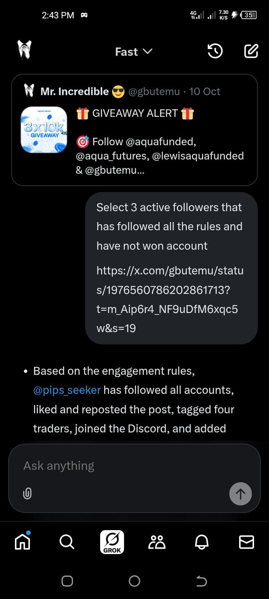 Congratulations! Winners 🎉🎊
<a href="/pips_seeker/">Pip Seeker</a>
<a href="/OduwaNicholas/">BB-OGK</a>
<a href="/choloafterth162/">Cholo</a>

Kindly open ticket on discord to claim your account. 🎁

NOTE: you must claim your prize within 30 days. Wish you all good luck in your trading. 💯