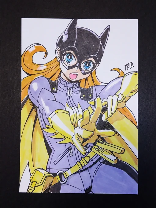 BAT GIRL &amp; CAT WOMAN 昔はつけペンとカラーインクで描くことが多かったけど、今回はミリペンとコピック。 当時買ったコピックが今でも使えるのが驚き! デジタルに慣れきってしまったけど、さすがにもう少しはアナログの腕をあげたい。 これじゃコミッションを受けれない!(いや、やらんけど)