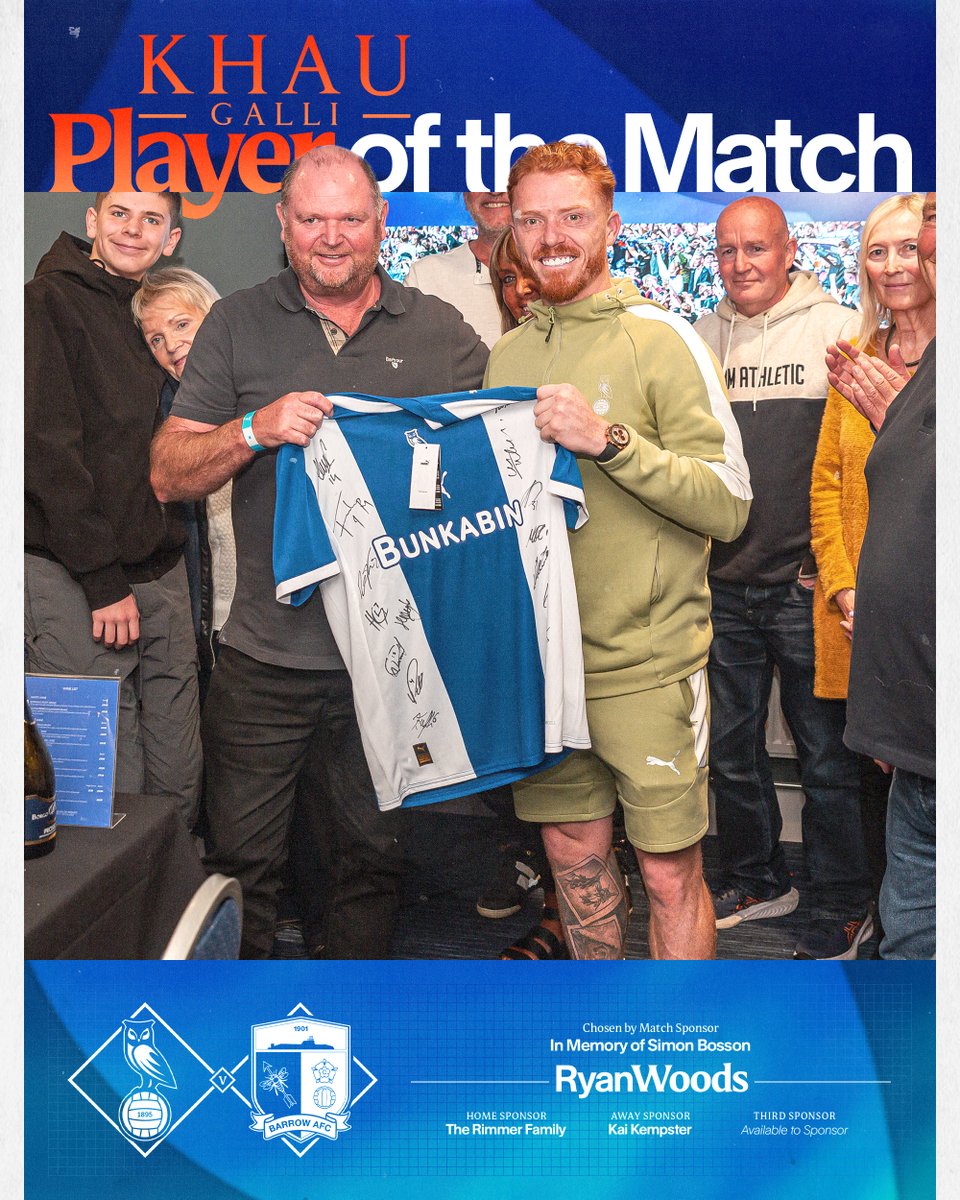 OfficialOAFC's tweet image. 👏 Ryan was our Player of the Match on Saturday! #oafc