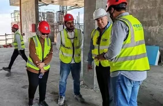 CSCEC_EGYPT's tweet image. Recently, the Alamein Downtown Towers project successfully passed the annual Occupational Health, Safety, and Environment (OHSE) inspection conducted by Dar Al-Handasah, and was ranked among the top 5 projects in performance within the company’s international project management.…