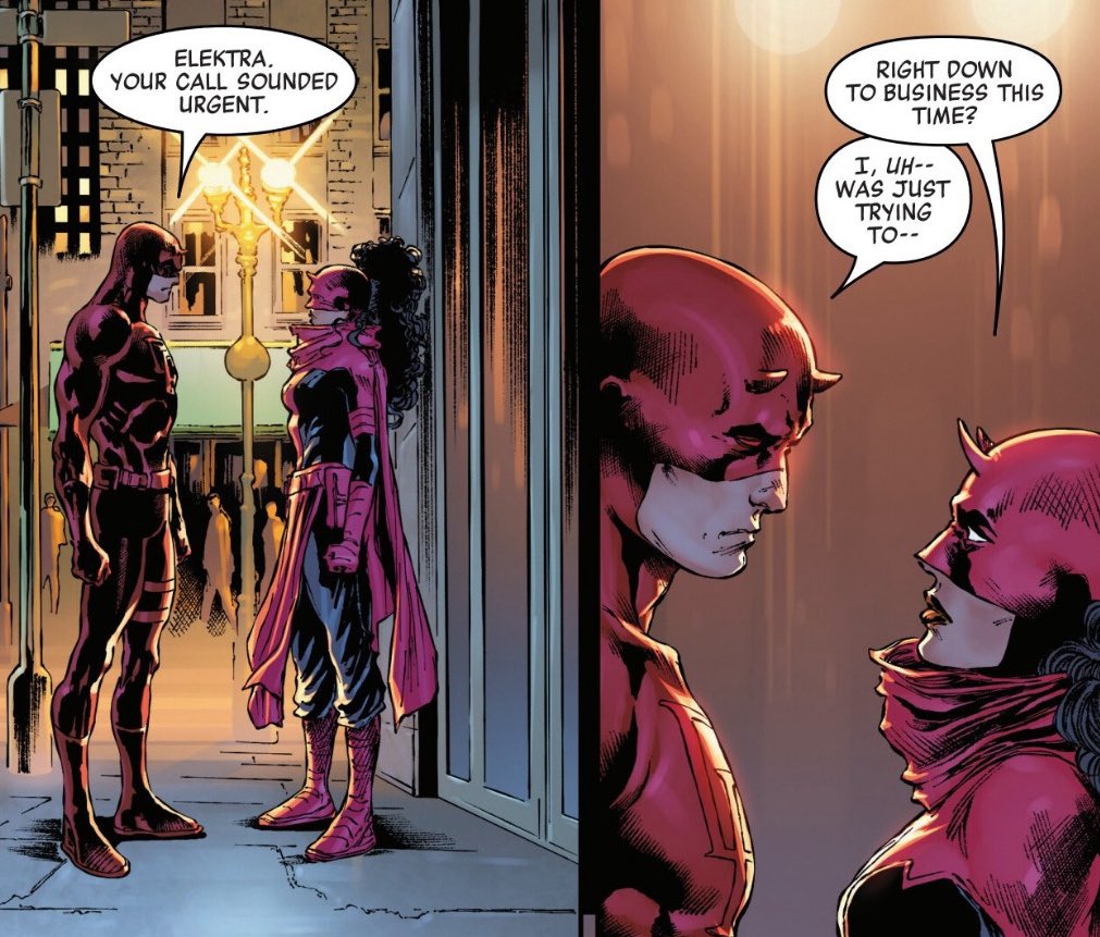 untodevil's tweet image. |   i’m not caught up with daredevil, but all i’ve seen recently is just matt and elektra being horny.