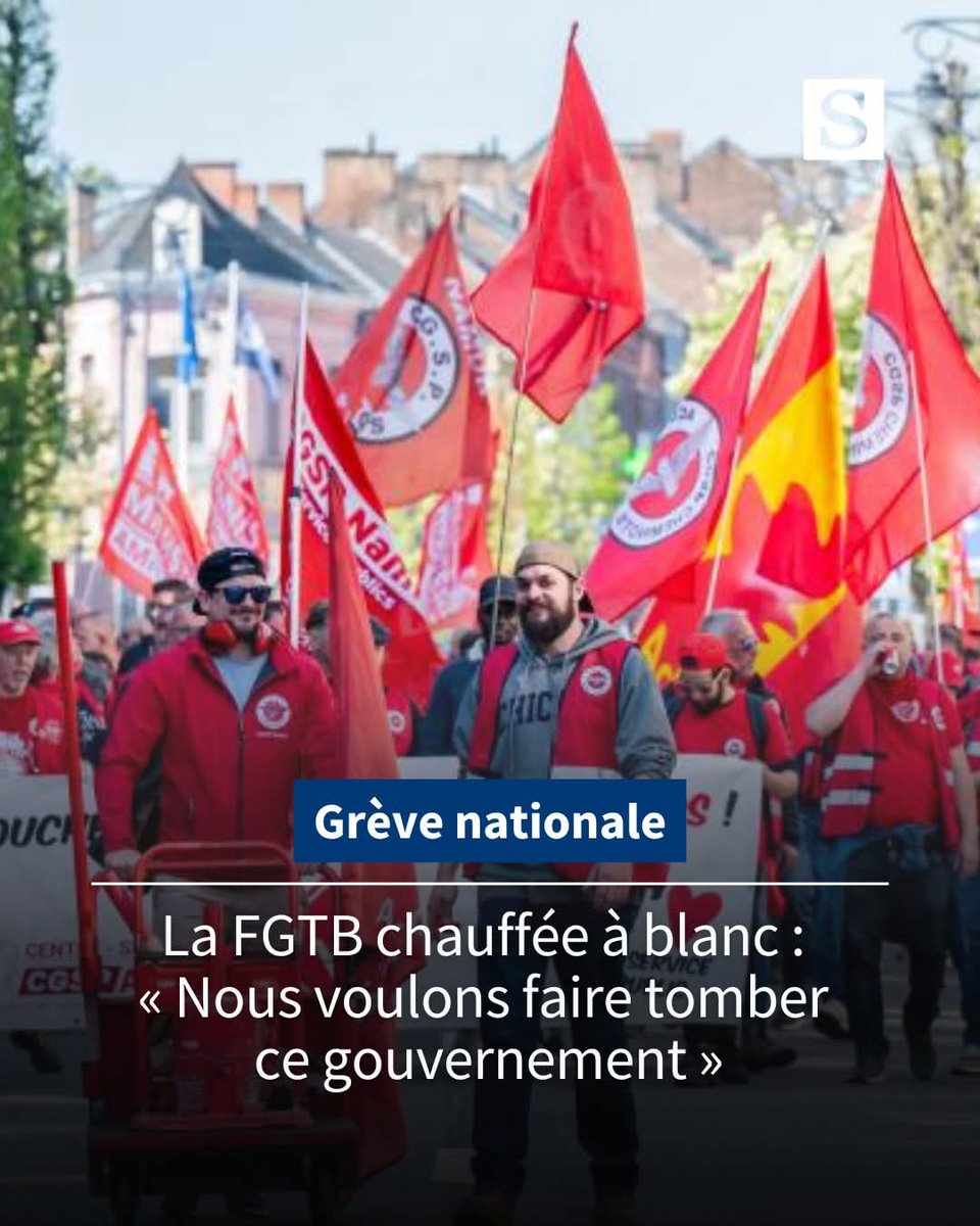 🚨Au moins, les choses sont claires : il n’a jamais été question de défendre les travailleurs, mais de servir un agenda politique. La FGTB ne fait même plus semblant, le vote démocratique ne l'intéresse pas.