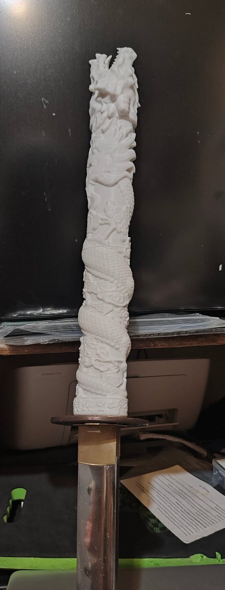 So far so good on this Homage katana, need to pin it, epoxy it and finish it, should be a nice, functional sword by the time it's done 😁