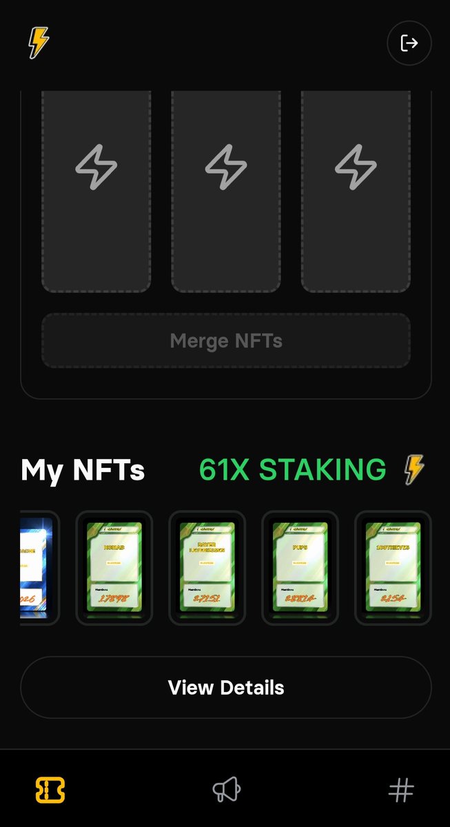 Solanaott's tweet photo. Got an early look at the new Merge Game &amp; it’s absolutely wild. ⚡️

61x staking power is no joke. The meta on @KloutGG is about to shift forever. 🔥 https://t.co/vriF0baw3O