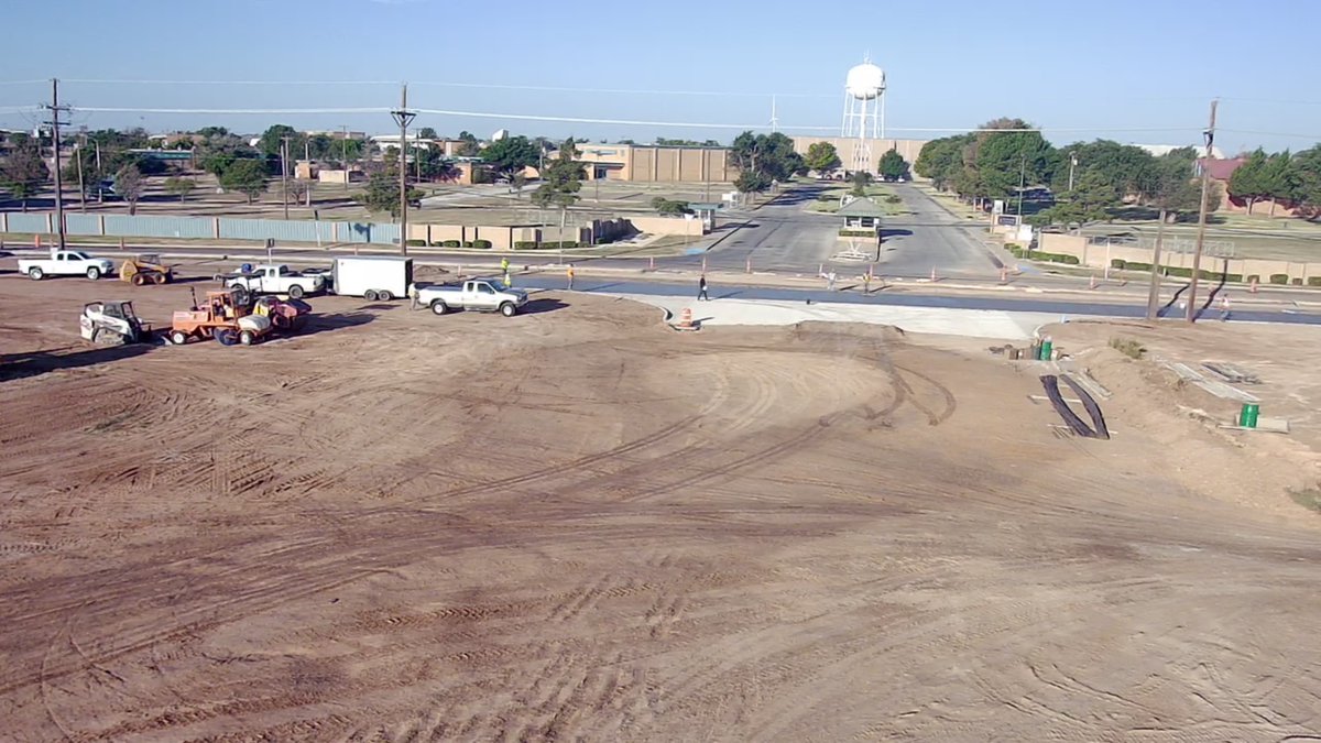 ReeseCenter's tweet photo. Infrastructure construction at the Reese East 90 Business Park is well underway. This 90 acre development offers a prime location to support your business expansion. Located in Lubbock County, Texas. Contact us for an opportunity to select a prime spot. https://t.co/C2gZrcicrw