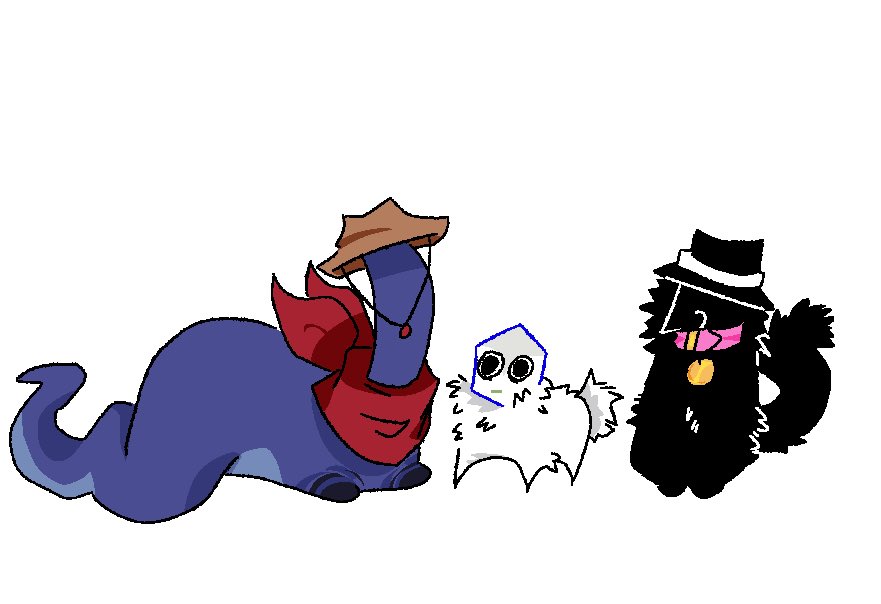 My ability to turn everything and everyone into loaf spoke to me today. #DELTARUNE #miketrio