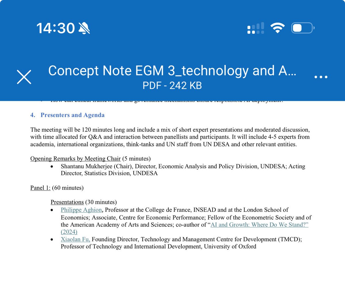 Xiaolan Fu (@xiaolanf) on Twitter photo What an honour to be speaking alongside Prof Philippe Aghion, <a href="/NobelPrize/">The Nobel Prize</a> laureate 2025 at an <a href="/UN/">United Nations</a> Expert Group meeting this Wednesday! We will discuss #AI for #inclusive #development I am excited & look forward to learning from him. <a href="/ODID_QEH/">ODID</a> <a href="/greentempleton/">Green Templeton College</a> <a href="/OxvalueA/">OxValue.AI</a> <a href="/Amirlbd/">Amir Lebdioui</a> What an honour to be speaking alongside Prof Philippe Aghion, <a href="/NobelPrize/">The Nobel Prize</a> laureate 2025 at an <a href="/UN/">United Nations</a> Expert Group meeting this Wednesday! We will discuss #AI for #inclusive #development I am excited & look forward to learning from him. <a href="/ODID_QEH/">ODID</a> <a href="/greentempleton/">Green Templeton College</a> <a href="/OxvalueA/">OxValue.AI</a> <a href="/Amirlbd/">Amir Lebdioui</a>