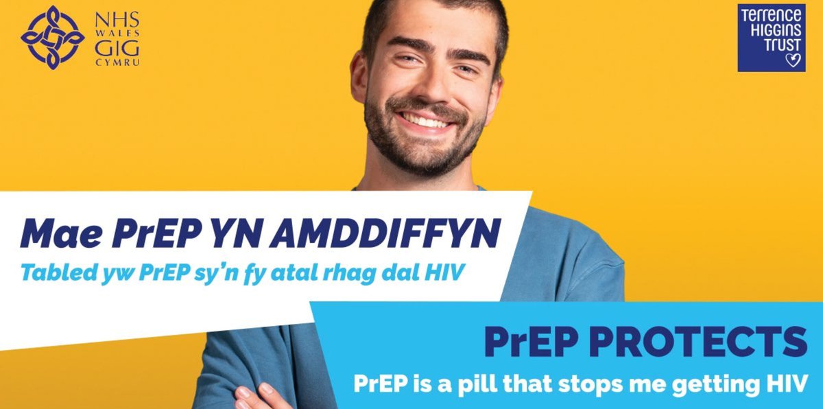 How do I get PrEP on the NHS in Wales? 
In order to be given PrEP by the NHS in Wales you need to meet certain criteria. If you are given PrEP, you will be prescribed one month’s supply. 
tht.cymru/campaigns/prot…