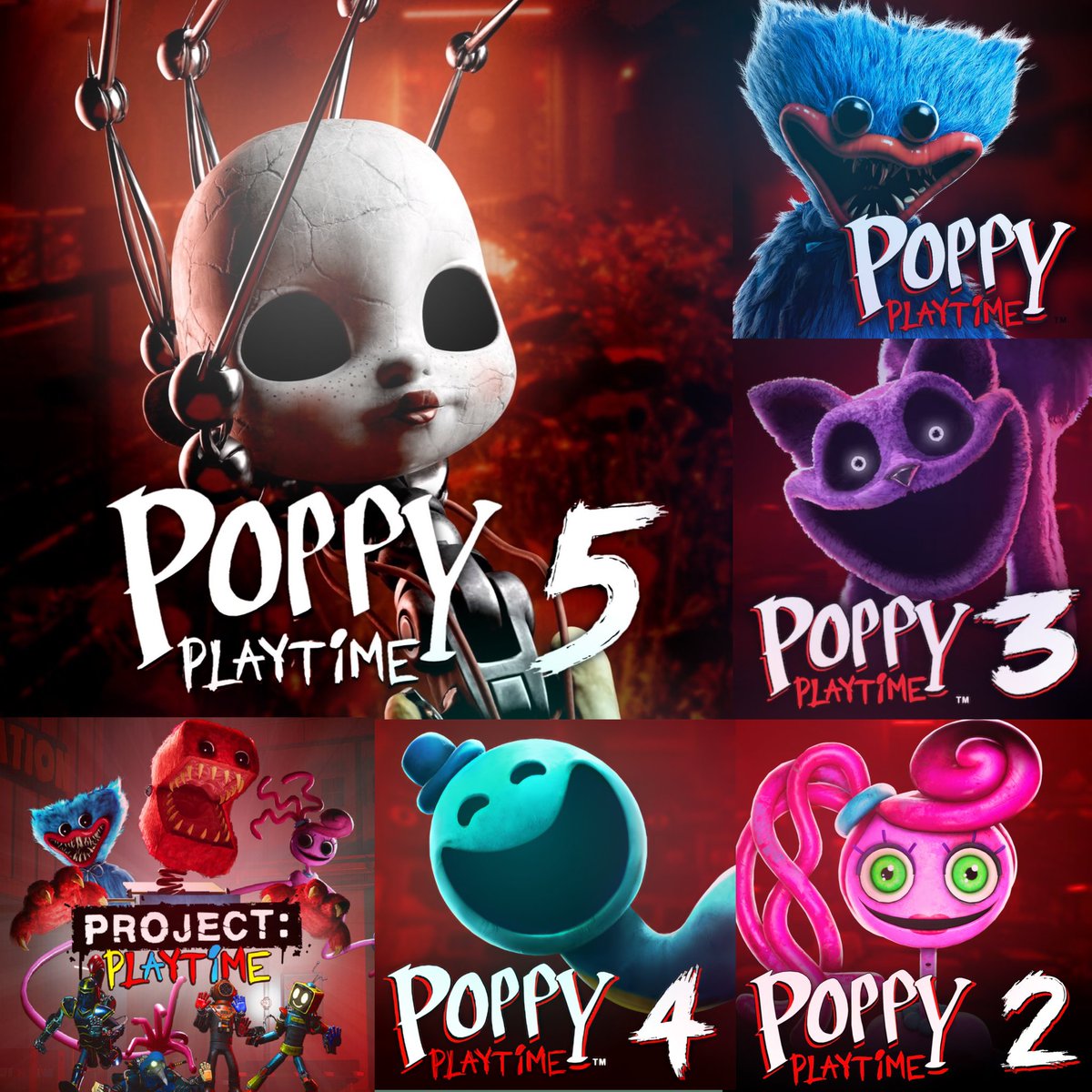 mascotmassacre's tweet image. Poppy Playtime Chapter 5 is Announced
This marks the 6th Official Poppy Playtime game, 5th main one (Collab & partners not Inc). Which one is your favourite so far 👀?
#PoppyPlaytime #PoppyPlaytimeChapter5