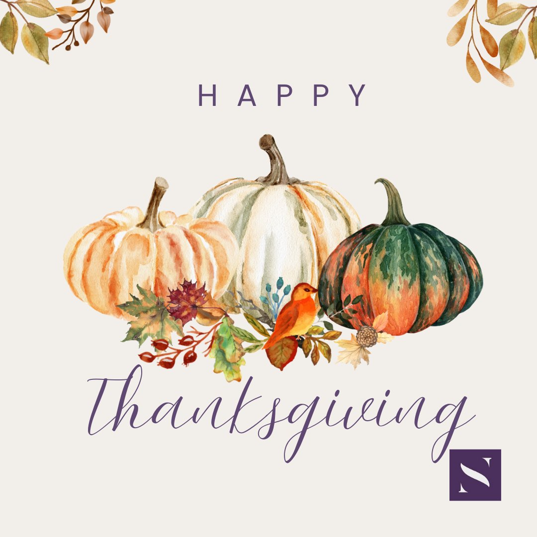 Happy Thanksgiving! 🍂 🍁 From all of us at Sultan Lawyers, we wish you a wonderful Thanksgiving filled with joy, warmth, and gratitude. 

While our office is closed today, our website chat is available 24/7 for any questions or inquiries ✍️

#EmploymentLawyer #ImmigrationLawyer