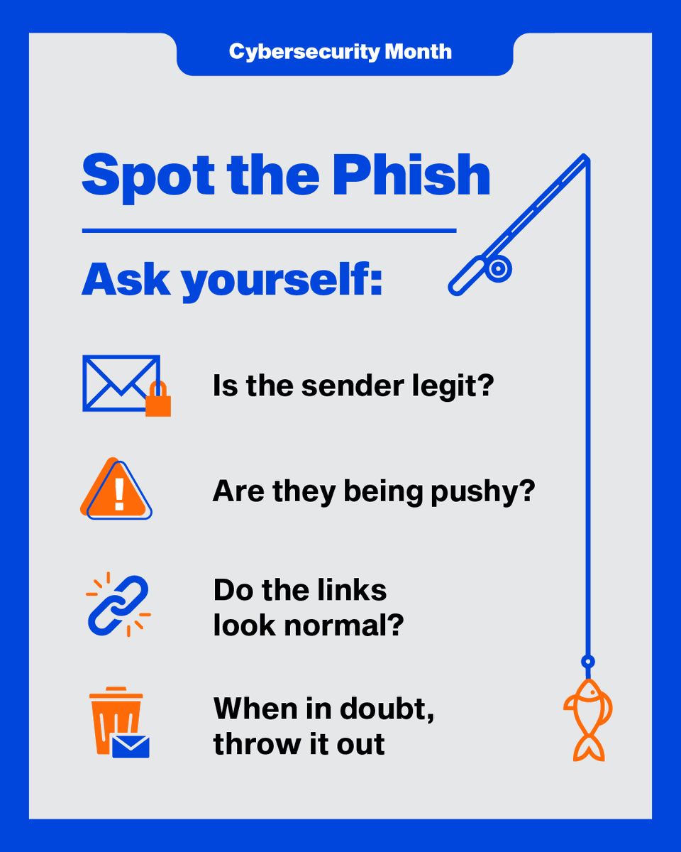 That “urgent invoice” in your inbox?👀 It might be a phish.🎣
🚩 Check the sender
🚩 Watch for pushy language
🚩 Hover over links &amp; attachments

🔒 Keep your freight (and your inbox) secure ➡️ bit.ly/4mWdZV6