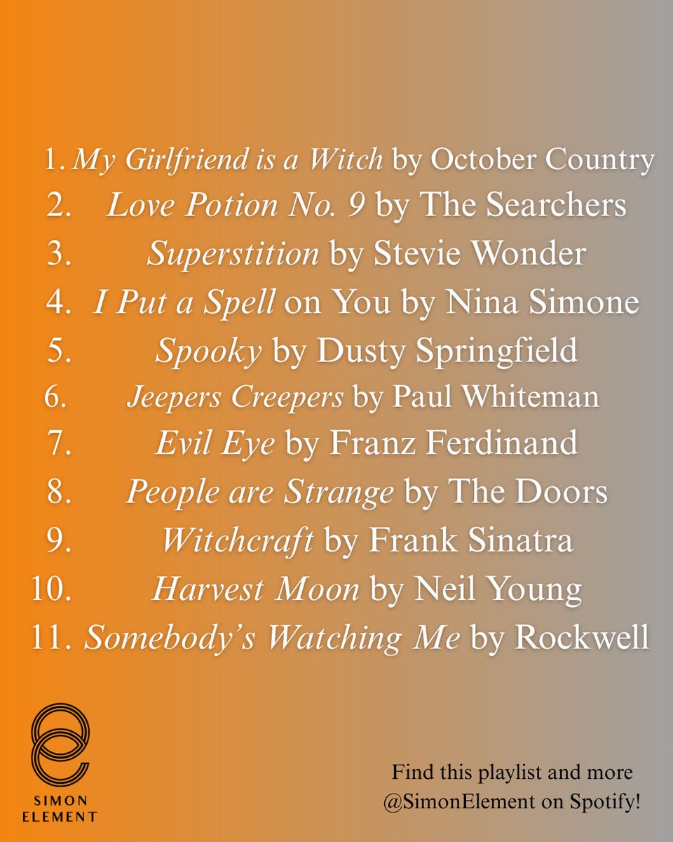 _SimonElement's tweet image. Halloween TBR list 🤝 Halloween Playlist 

What is everyone listening to and reading this month??

#tbr #halloween #halloweenplaylist #bookstagram