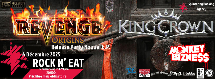 Last show of the year before entering studio for the new album via <a href="/rockshotsrec/">ROCKSHOTS Records</a>  @rockneat