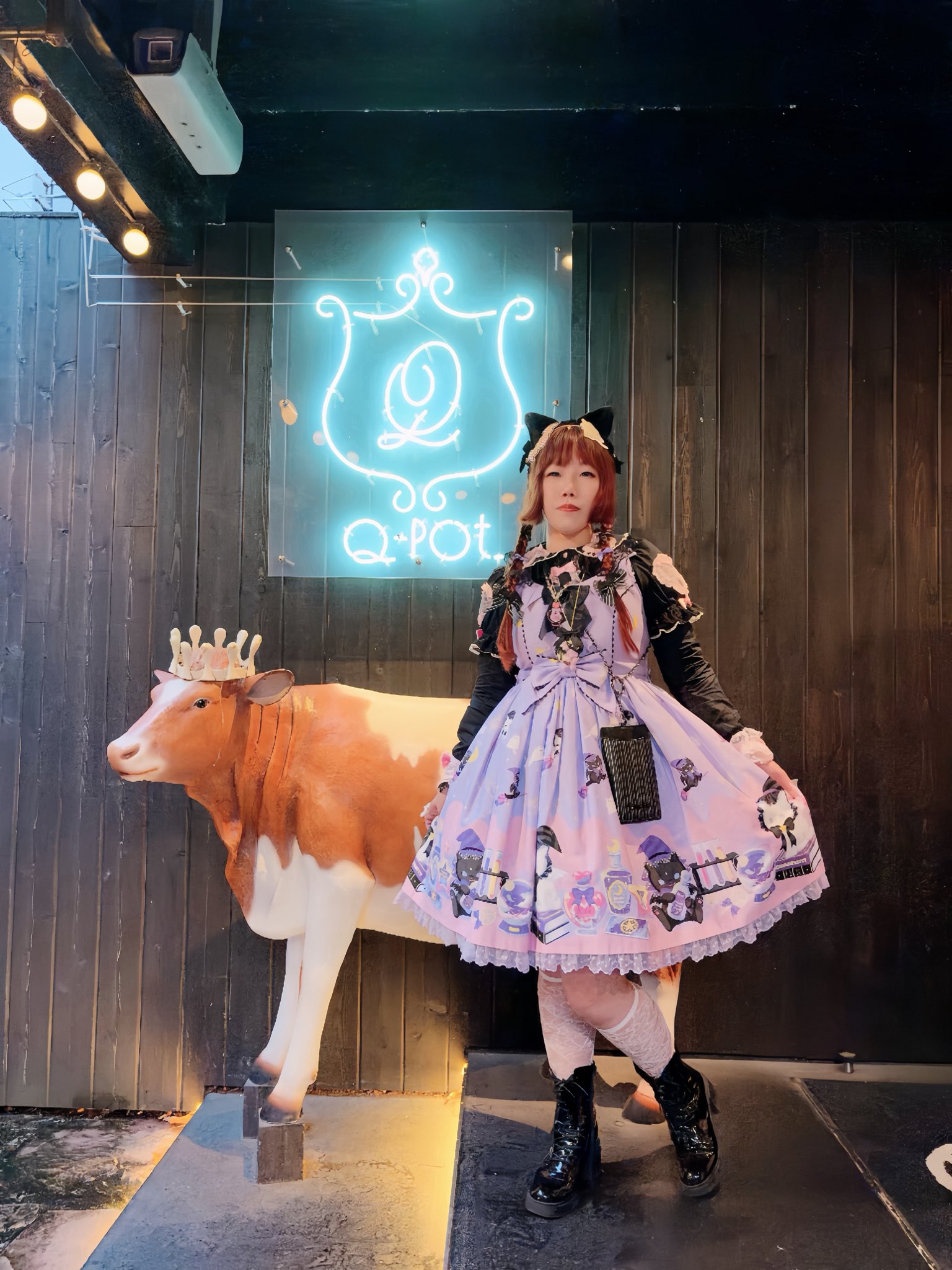 Magical Milk Catsパーカ(ラベンダー)