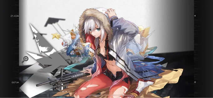 色々見ながらLWMMG描いてたけど、LWMMG顔もスタイルも良すぎる(