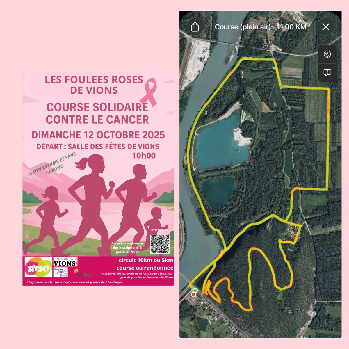 CS_Culoz's tweet photo. 🎀OCTOBRE ROSE🎀
Une délégation de sapeur-pompiers était présente ce dimanche aux Foulées Rose de Vions au profit de la recherche contre les cancers du sein
L’occasion de montrer notre soutiens, d’entretenir notre conditions physique et de passer un chouette moment tous ensemble. https://t.co/t4djDtCysy