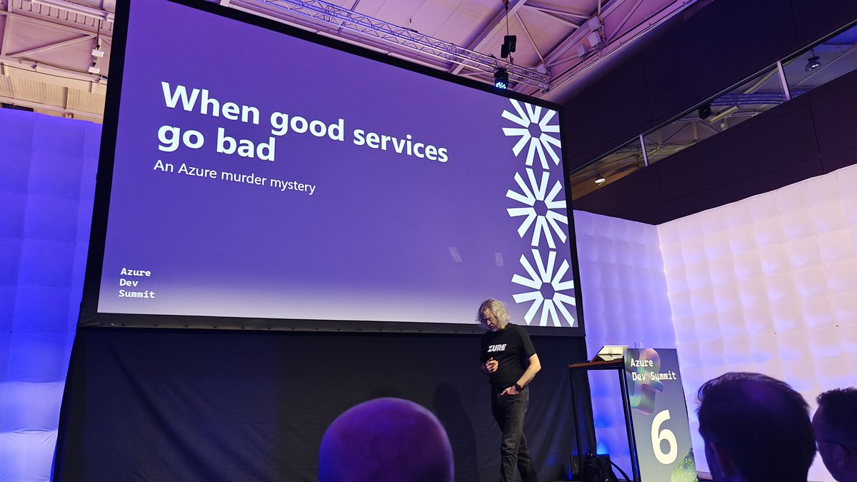 WorkingHardInIT's tweet image. &quot;When good services go bad&quot;  by Rik Hepworth at #AzureDevSummit #MVPBuzz