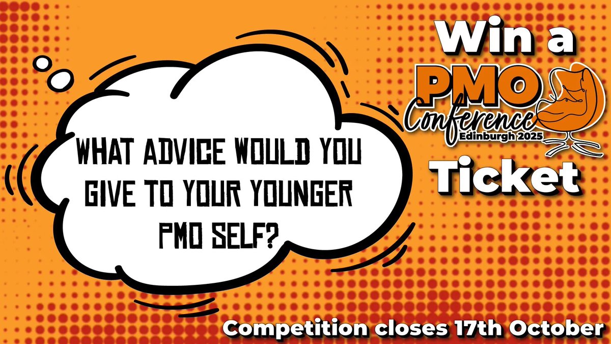 houseofpmo's tweet image. Only a few days left to win a House of PMO Conference ticket! 
What advice would you give your younger PMO self? 
Entries close Thursday, 17th October! 

👉 houseofpmo.com/pmo-conference… 

#PMO #PMOConference #ProjectManagement #PMOCareer #Competition