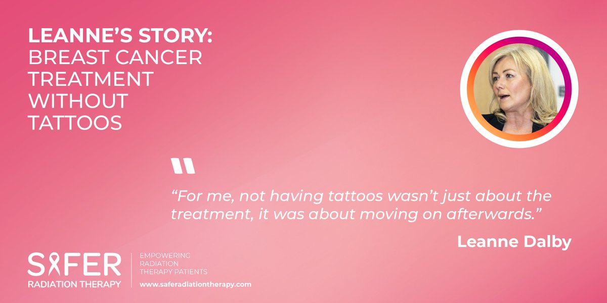 SaferRT's tweet image. Did you know you can have accurate radiotherapy treatment with tattoos or skin marks? 

This #BreastCancerAwarenessMonth, we're shedding light on patients who received tattooless radiation therapy treatment as part of their journey: saferradiationtherapy.com/cancer-support…