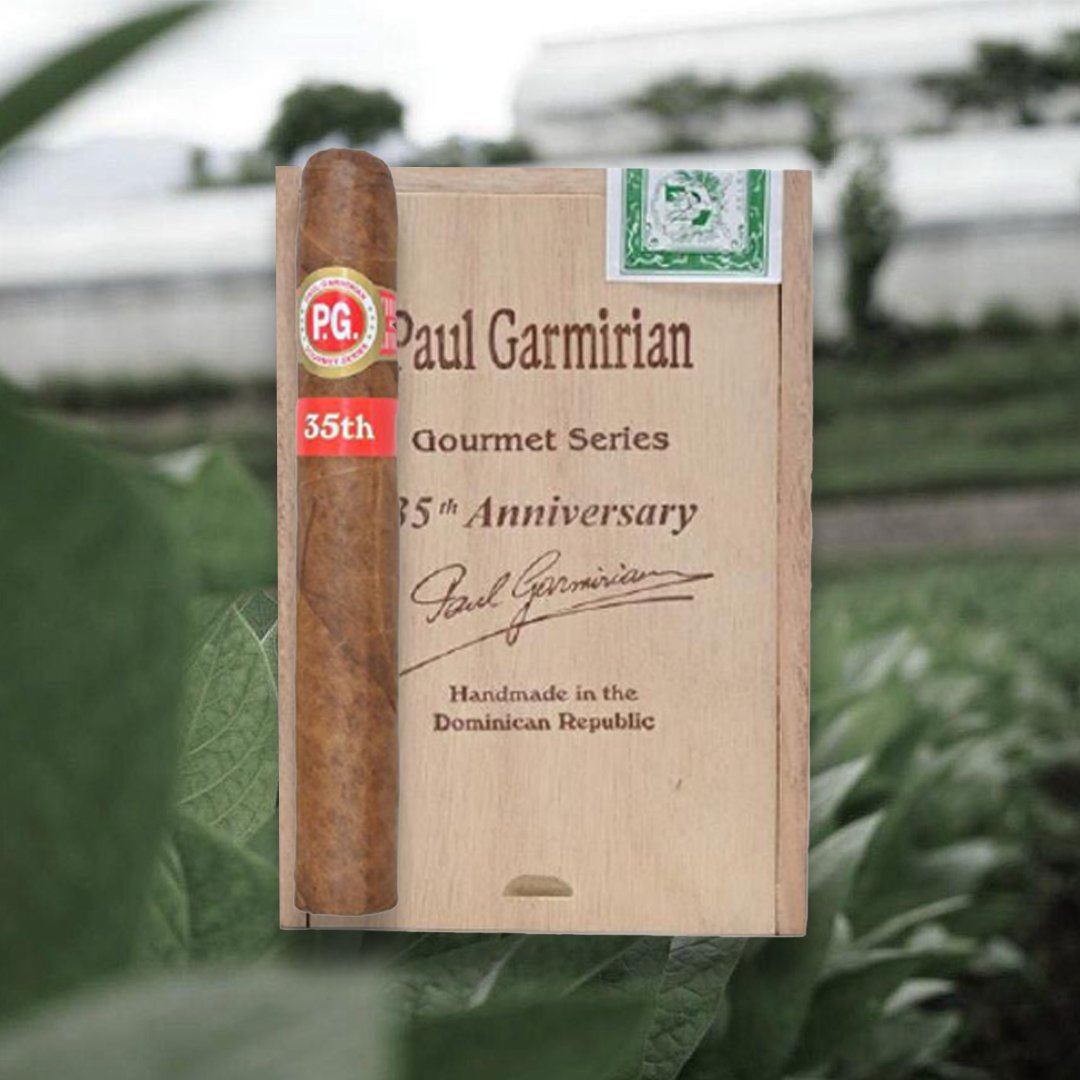 New from PG! Celebrating 35 years in business, PG Cigars decided to celebrate the only way they know how, creating a magnificent cigar to immortalize the occasion 🤩 #PG #Cigars #Anniversary 

jackschwartz.com/collections/pg…
