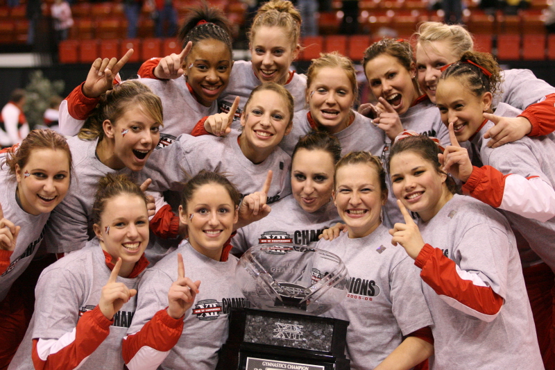 Seven-time All-American gymnast Erin Dethloff led the Cyclones to the Big 12 Championship and the NCAA Super Six in 2006. We can't wait to have her back next week for her Hall of Fame induction!
#OnceACycloneAlwaysACyclone