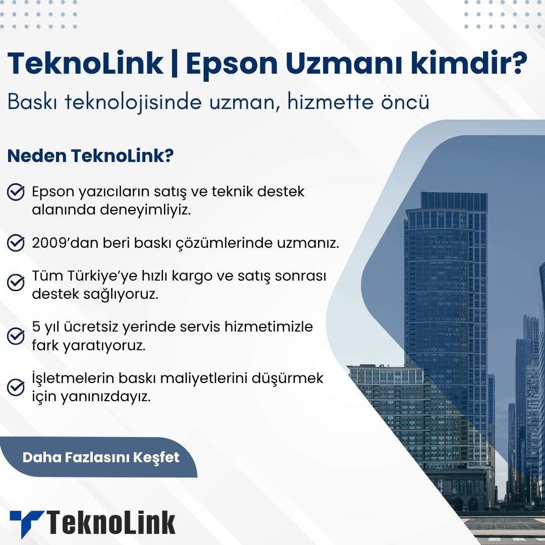 Teknolinktr's tweet image. Merhaba! 👋
2009’dan bu yana Epson yazıcıların uzmanı TeknoLink olarak binlerce işletmenin baskı süreçlerini kolaylaştırıyoruz.
Baskıda güven, teknolojide liderlik bizim işimiz! 💙

#TeknoLink #EpsonUzmanı #BaskıdaGüven #EpsonTürkiye