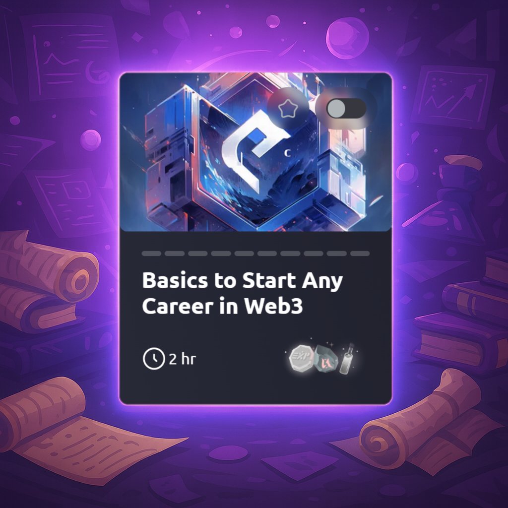 mighty_study's tweet image. heard you guys wanna work in Web3?
we bundled everything you need
probably one of the highest value courses out there