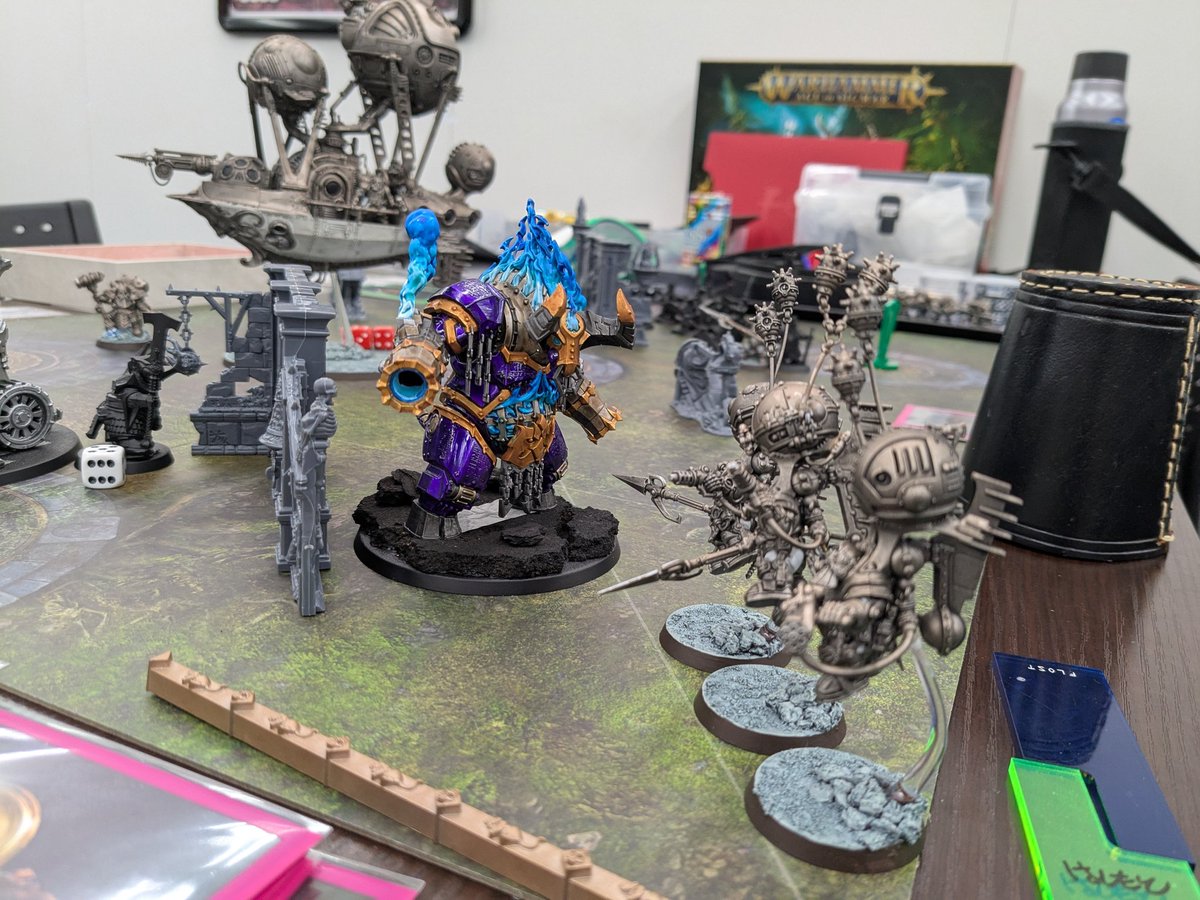 TACOS_ZAM's tweet image. ワンダーグー入間店さんで、スピアヘッド2戦やってきました！
2連戦して、最後はフラフラでしたがやはりスピアヘッドおもろい。
ウォーハンマーとかさん、お相手ありがとうございました！