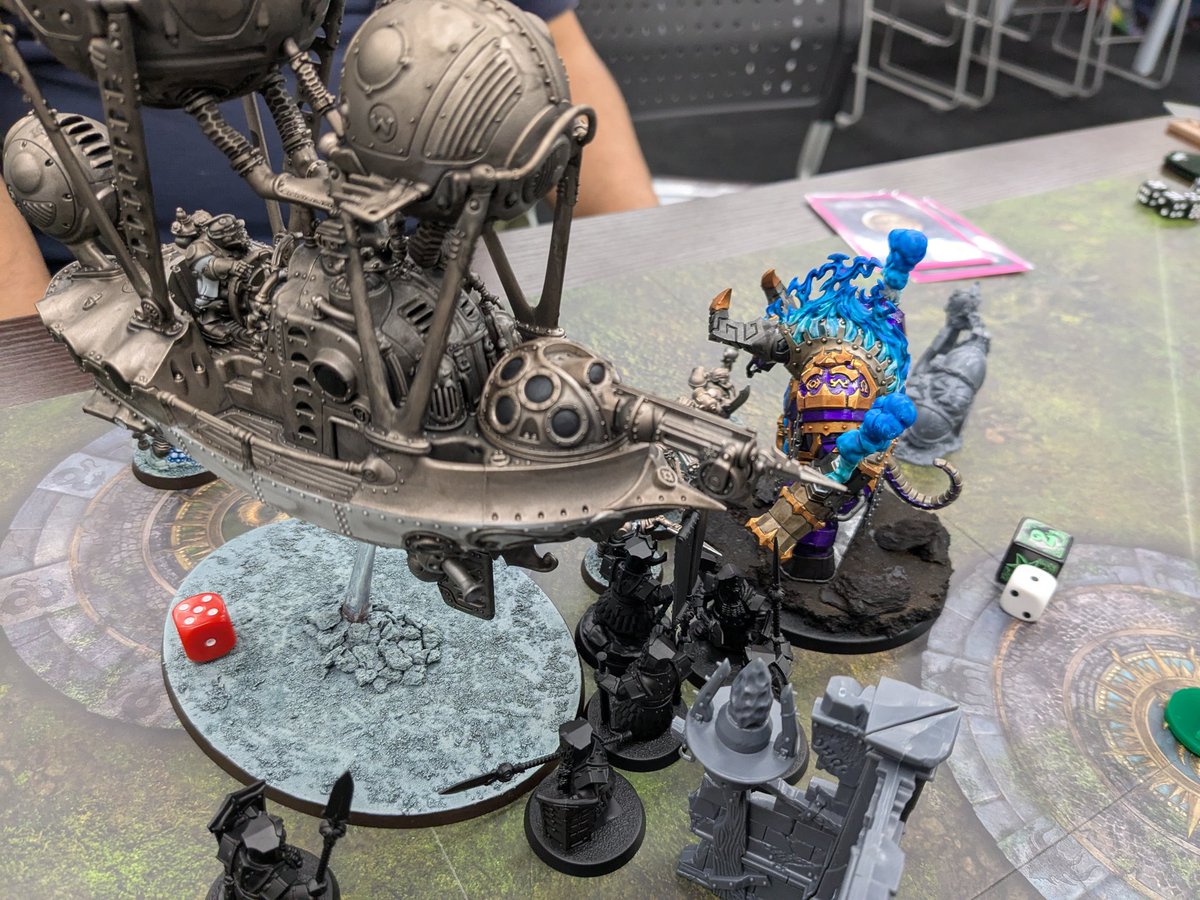 TACOS_ZAM's tweet image. ワンダーグー入間店さんで、スピアヘッド2戦やってきました！
2連戦して、最後はフラフラでしたがやはりスピアヘッドおもろい。
ウォーハンマーとかさん、お相手ありがとうございました！