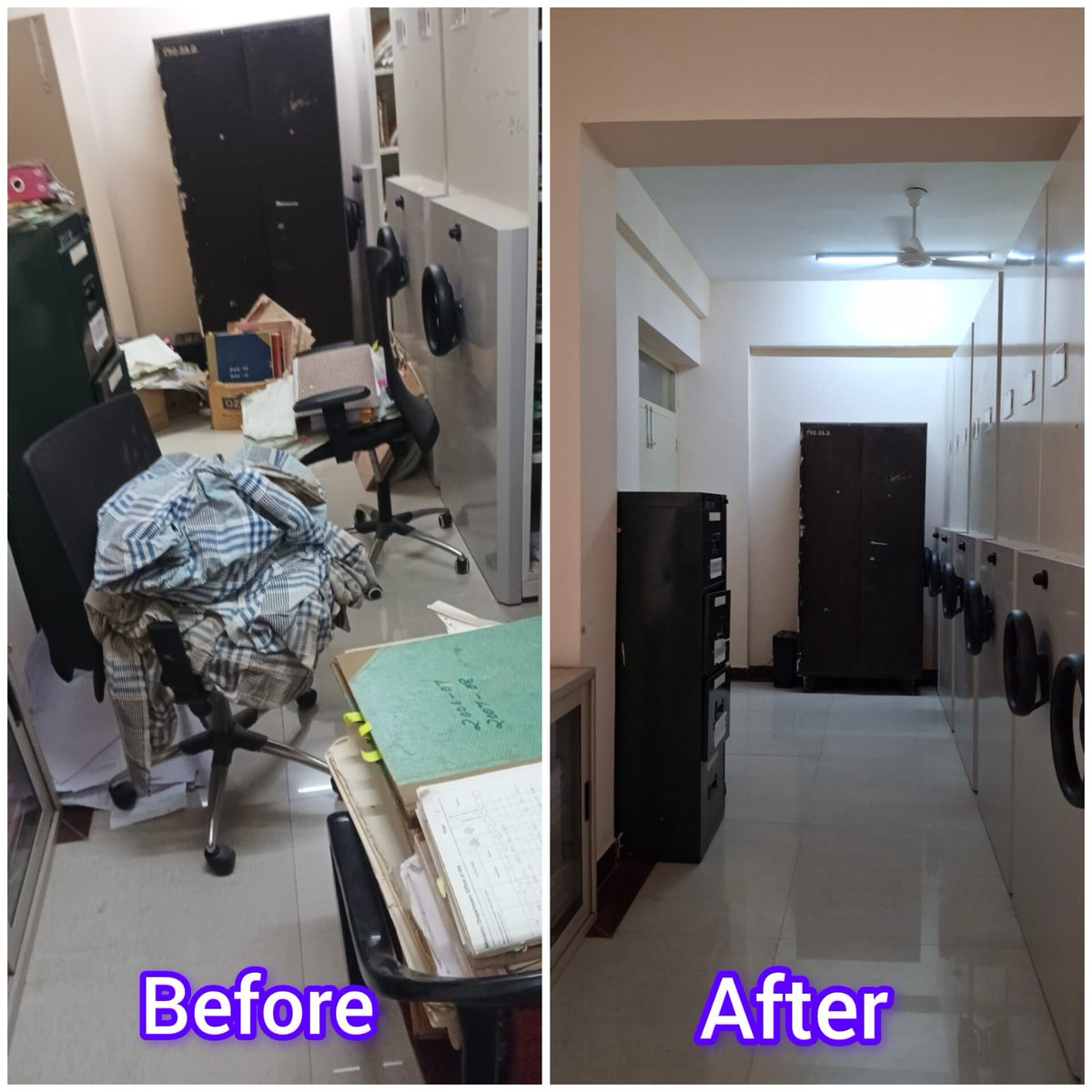 In a dedicated effort under the Swachhata Special Campaign 5.0, the Income Tax Office, Salem, undertook a cleaning and record weeding initiative. This crucial activity represents a significant step towards creating an eco-friendly and organized workplace in alignment with the