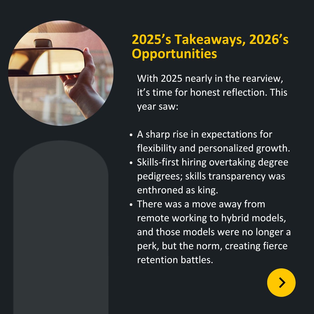 TitusTalent's tweet image. As the sun begins to set on 2025, talent leaders are facing a crossroads. The future of talent strategy isn’t just about AI or hybrid work; it’s about reimagining how people, purpose, and performance connect in 2026.
Dive into our blog to learn more. > titustalent.com/insights/fresh…