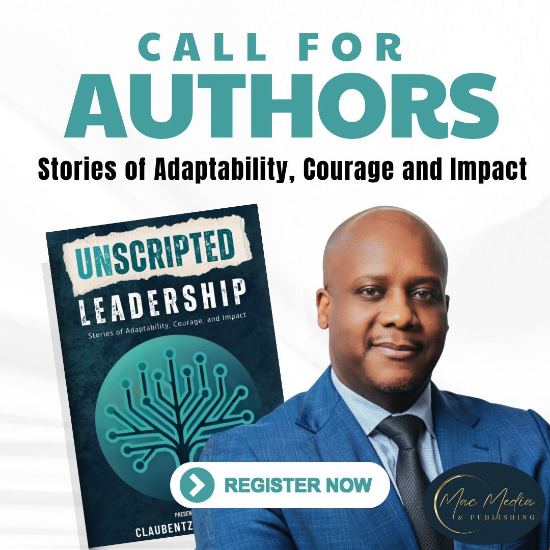 “Leadership isn’t scripted—and neither are the stories that inspire change.” ✍️

Are you ready to add your voice to the movement?

📘 Apply now to join Unscripted Leadership: Stories, Strategies &amp; Survival Skills.
GrowWithDrMac.com/UnscriptedLead…