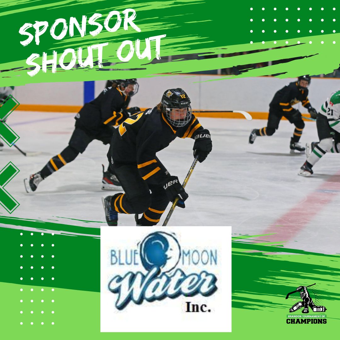 We're excited to welcome back Blue Moon Water Inc. as a returning sponsor for this year's Sobey's Tournament of Champions! Thank you for your support! #TOC26

Interested in supporting this year's TOC? Contact Craig at TOChockey@outlook.com