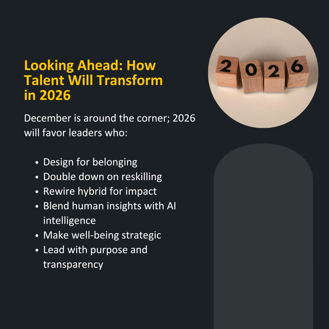 TitusTalent's tweet image. As the sun begins to set on 2025, talent leaders are facing a crossroads. The future of talent strategy isn’t just about AI or hybrid work; it’s about reimagining how people, purpose, and performance connect in 2026.
Dive into our blog to learn more. > titustalent.com/insights/fresh…