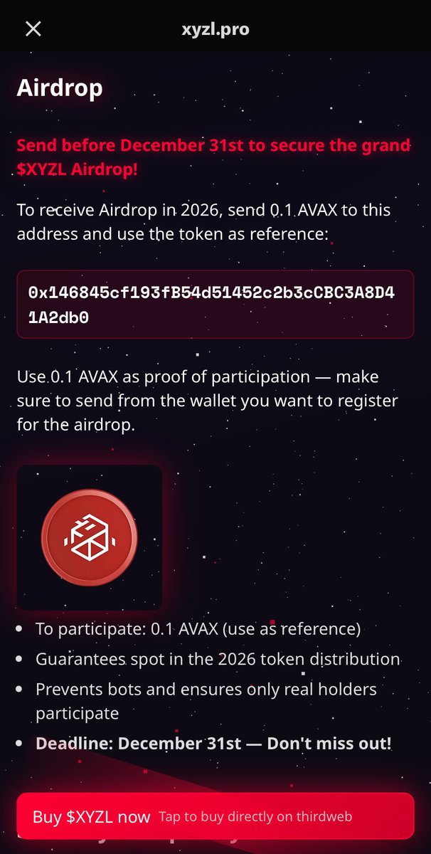 $XYZL 🔺 tweet media