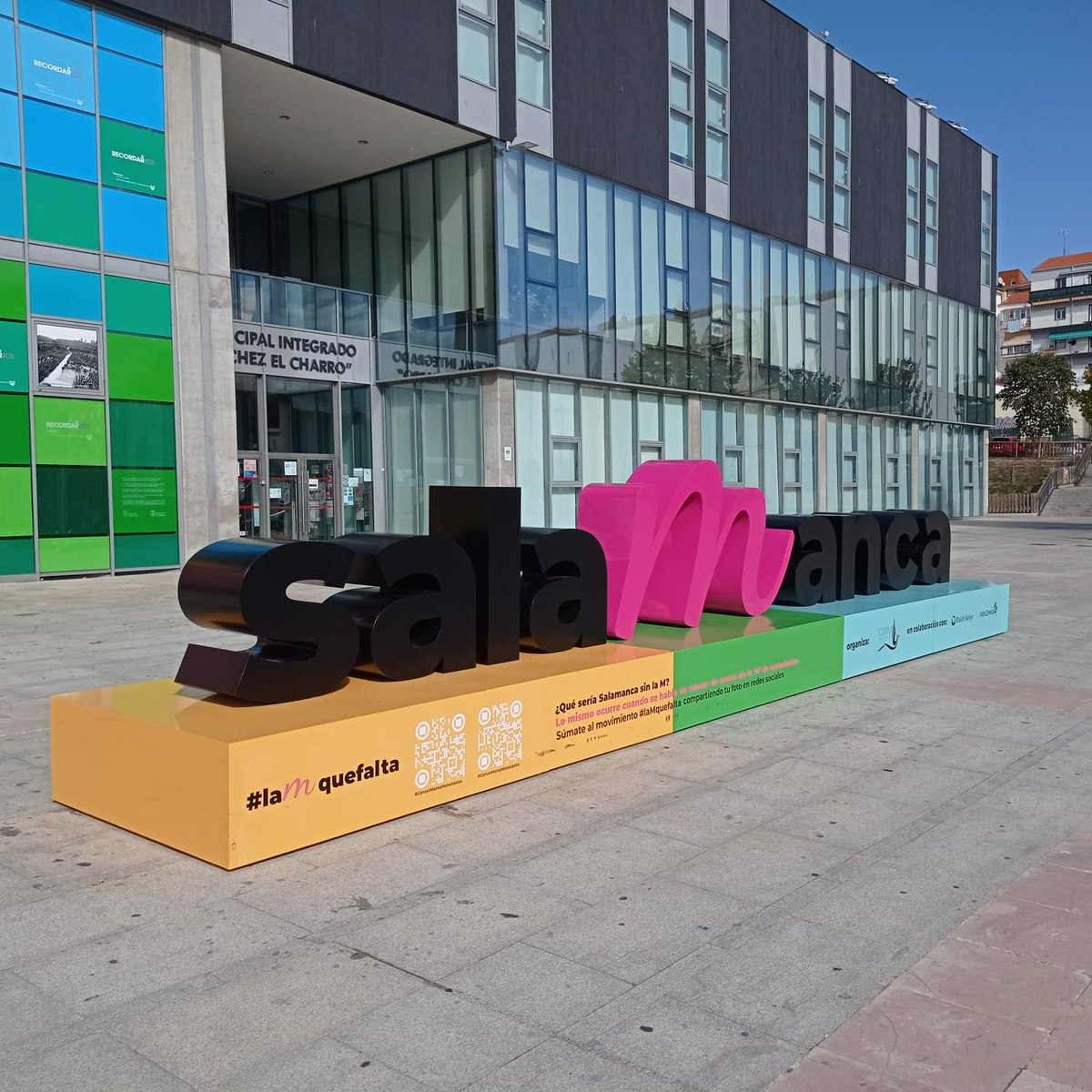 📍 ¡Salamanca! Hasta el 19/10 puedes unirte al movimiento la M que falta en la Plaza de la Concordia.

Porque la conversación sobre cáncer de mama no está completa sin la M de metastásico. ¡Súmate con tu foto!
<a href="/DaiichiSankyoES/">Daiichi Sankyo España</a> <a href="/CMMetastasico/">Asociación Española Cáncer de Mama Metastásico</a>