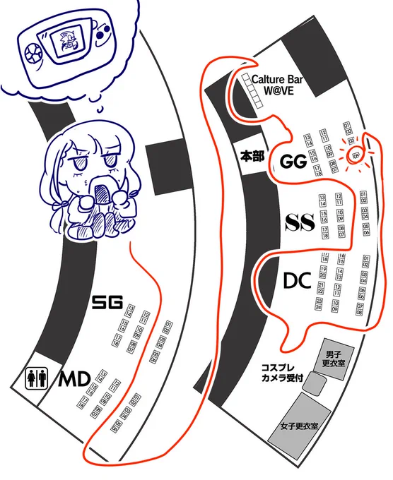 10月26日(日) のカラマスにてスペースいただきました!
【GG-05】にてなぎののグッズを出します!!!
#カラマス 