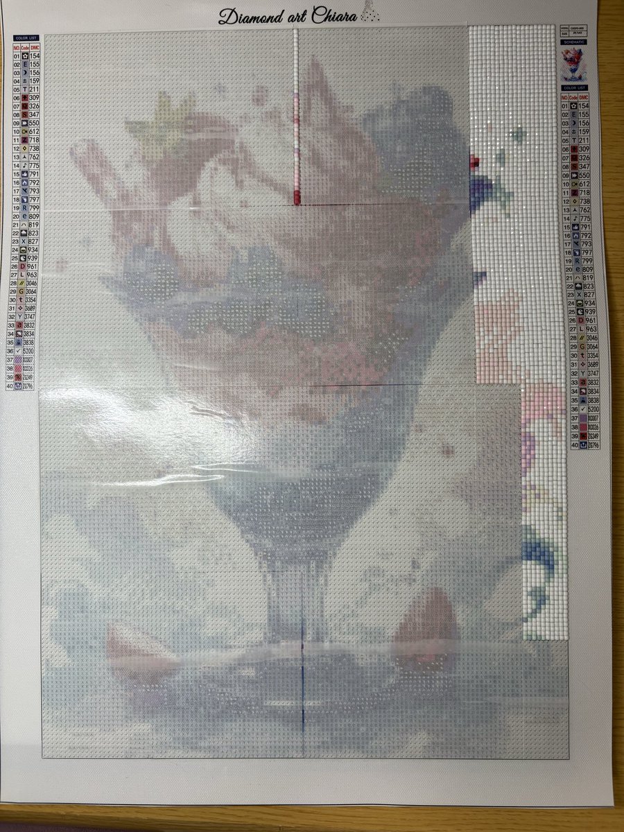 o_no_k2022's tweet image. 61作品目
初めてジェリービーズを見ました🎵
可愛い🩷です😍
#ダイヤモンドアート 
#ダイヤモンドアート進捗