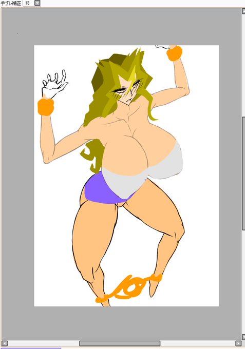 wip 拘束された孔雀舞さん 続き ようやく手が落ち着きましたw;