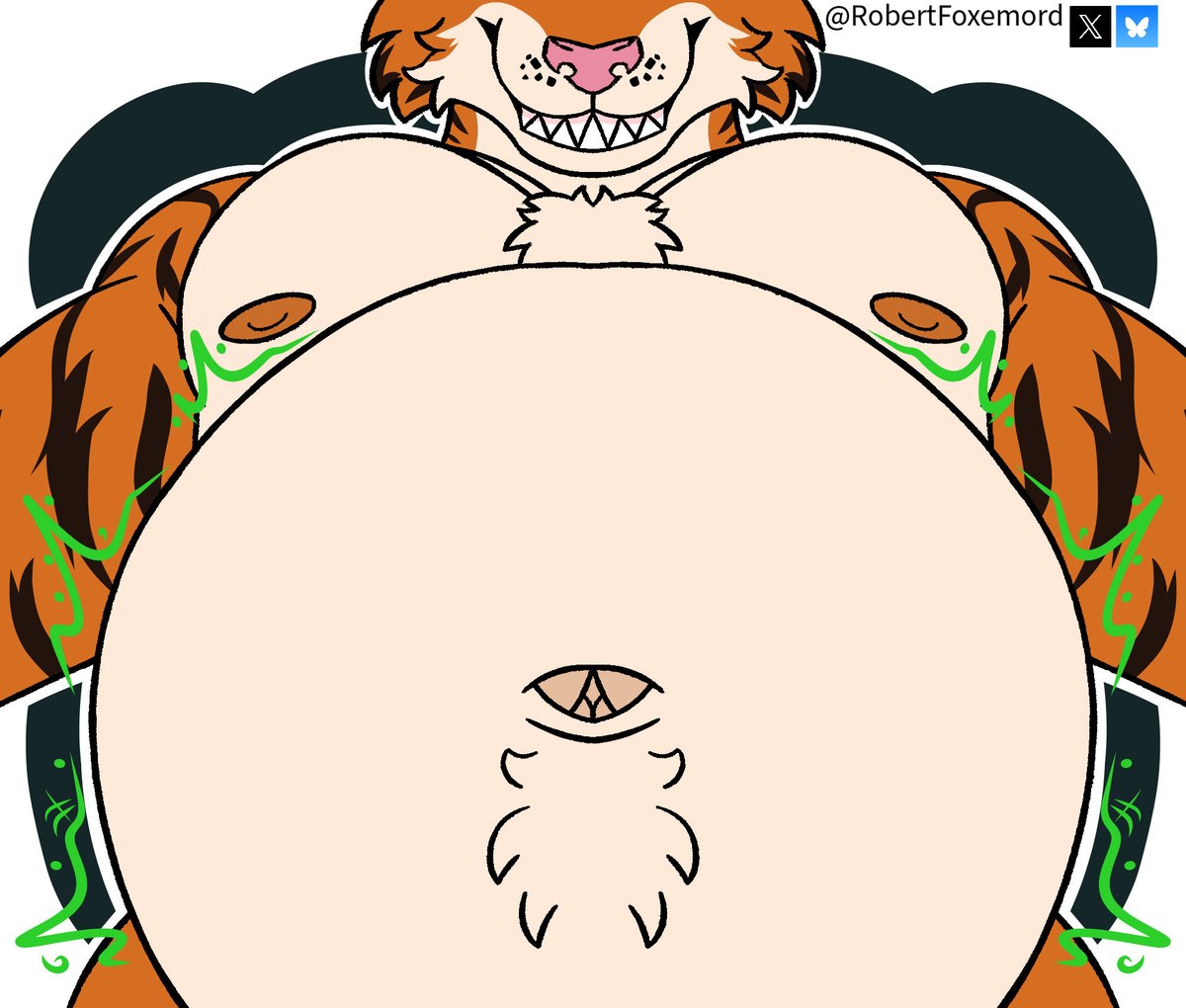 Such a great, noisy cat belly to rub~

#belly raffle for <a href="/Paris6962/">Paris696</a>
