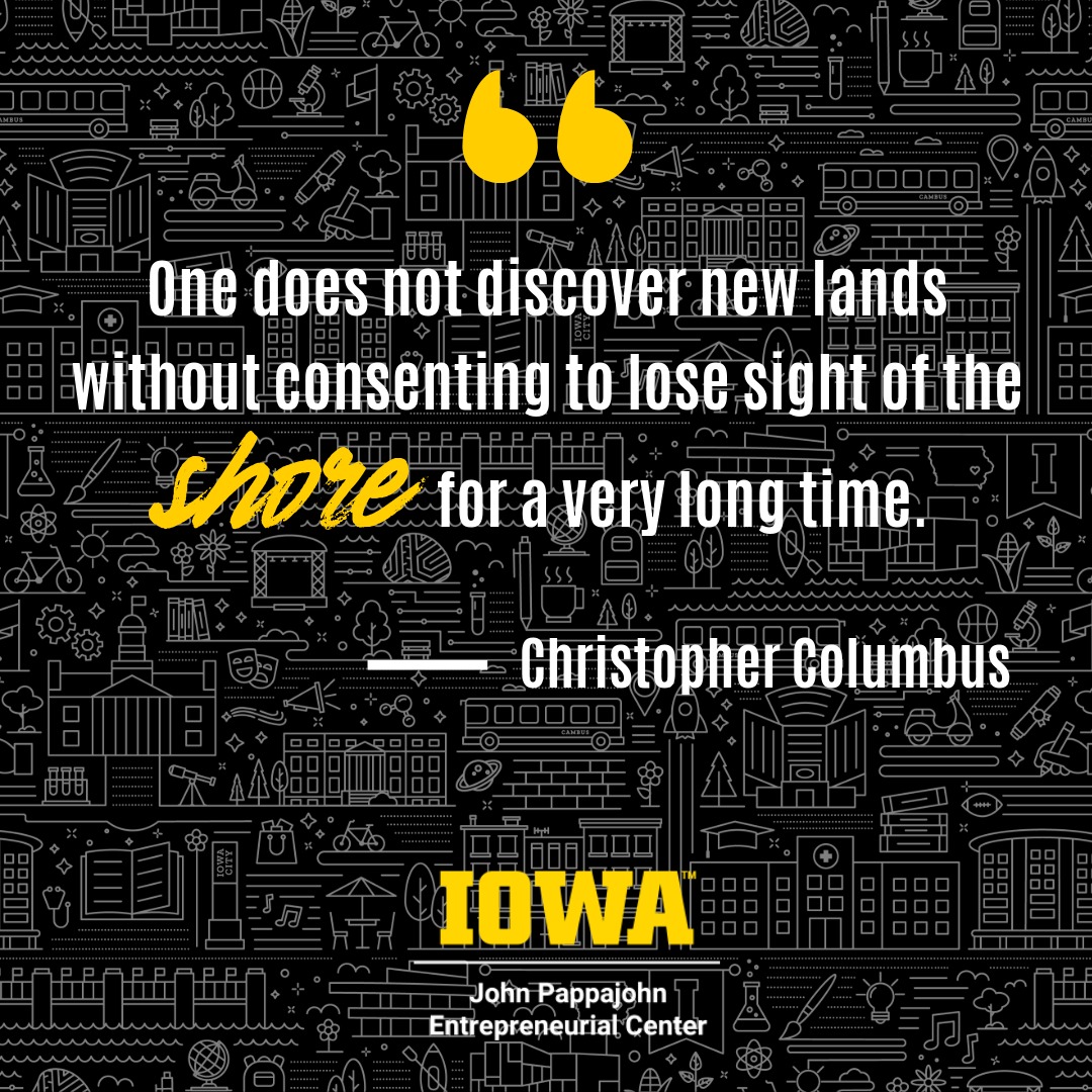 Like explorers, entrepreneurs must leave their comfort zones to find new opportunities. At Iowa JPEC, we help innovators take that leap to embrace uncertainty, pursue bold ideas, and navigate uncharted territory. #IowaJPEC