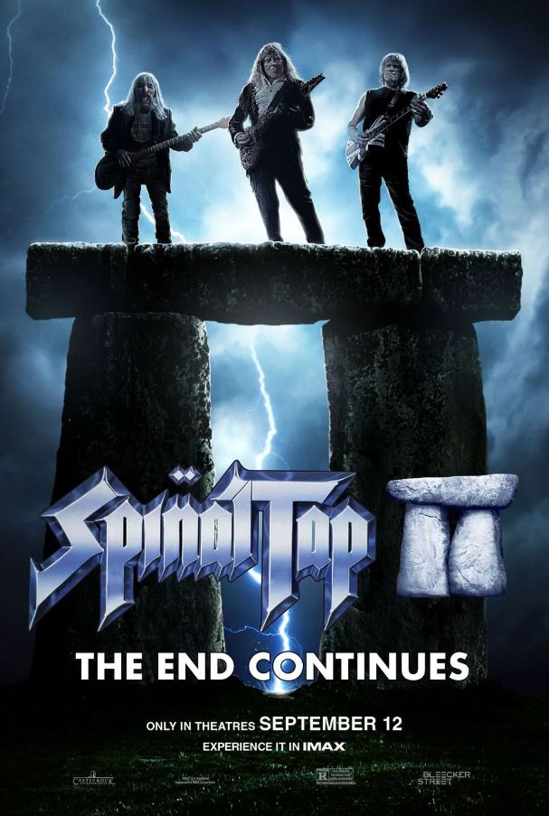 BornToWatch's tweet image. Bide cinglant aux USA, malgré l'aura culte de l'original, #SpinalTapII fait revenir 40 ans après (!) le faux groupe de métal au centre du génial "documenteur" de Rob Reiner. Le film est méconnu chez nous, ce qui explique que cette suite sorte directement en VOD, le 4 novembre.